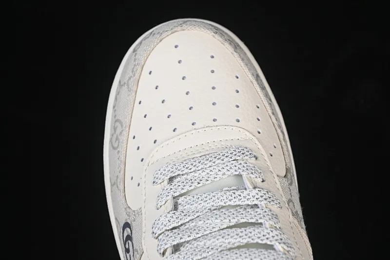 All categories Nk Air Force 1 Air Force series Nk Air Force 1 Low Air Force low-top Nike Air Force 1'07 Low Gucci co-branded soot raw rubber Air Force 1 low-top casual sneakers DK0188-084